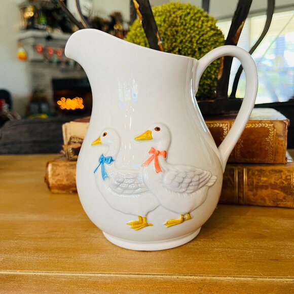 Vintage Other - MUSICAL OTAGIRI Goose pitcher 1983